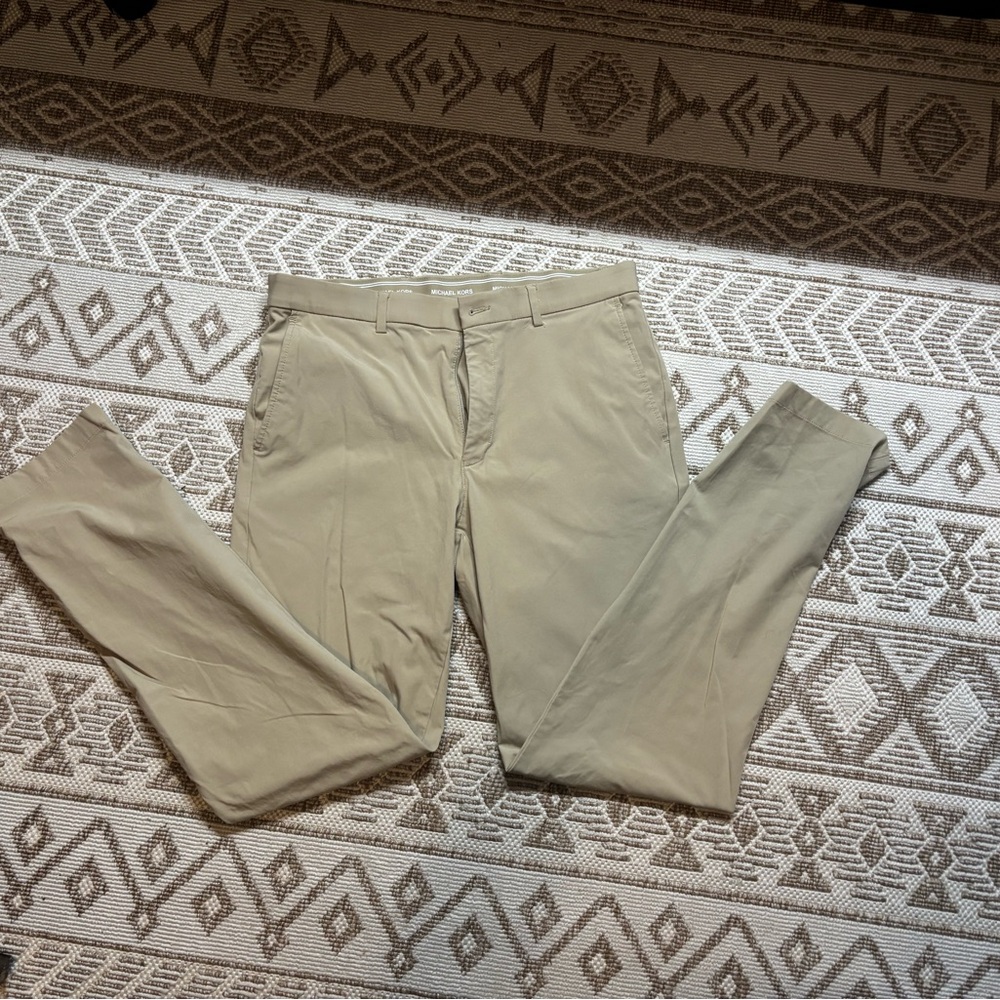 Michael Kors Tan Chinos Classic Cotton Twill (34x32)